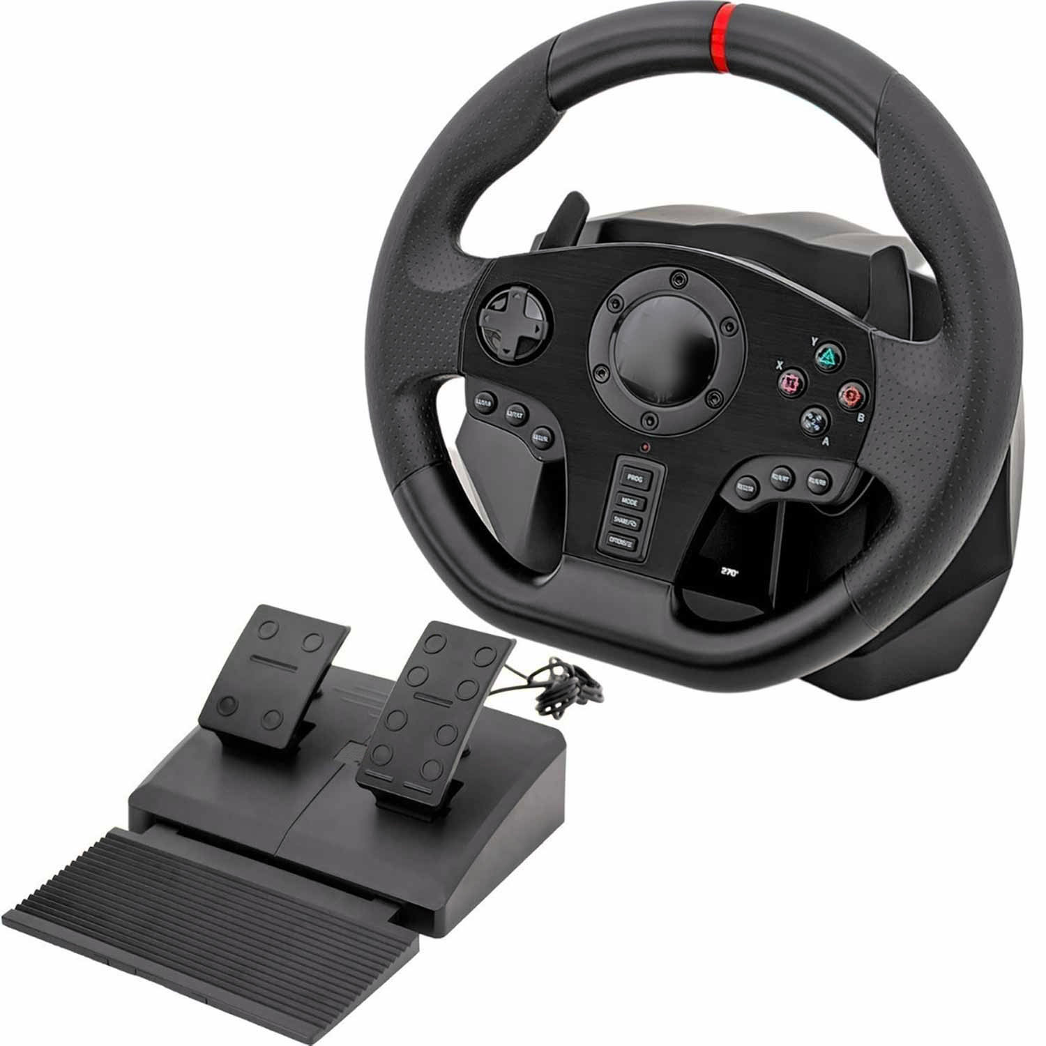 Volante para Videojuegos Pedales PC PS3 PS4 X-BOX ONE X-BOX SERIES SWITCH Audiotek.