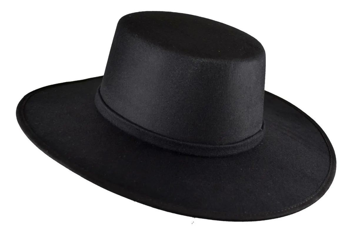 Sombrero Unisex Cordobés Dubetina Hípster Vintage Tipo Español Elegante Negro