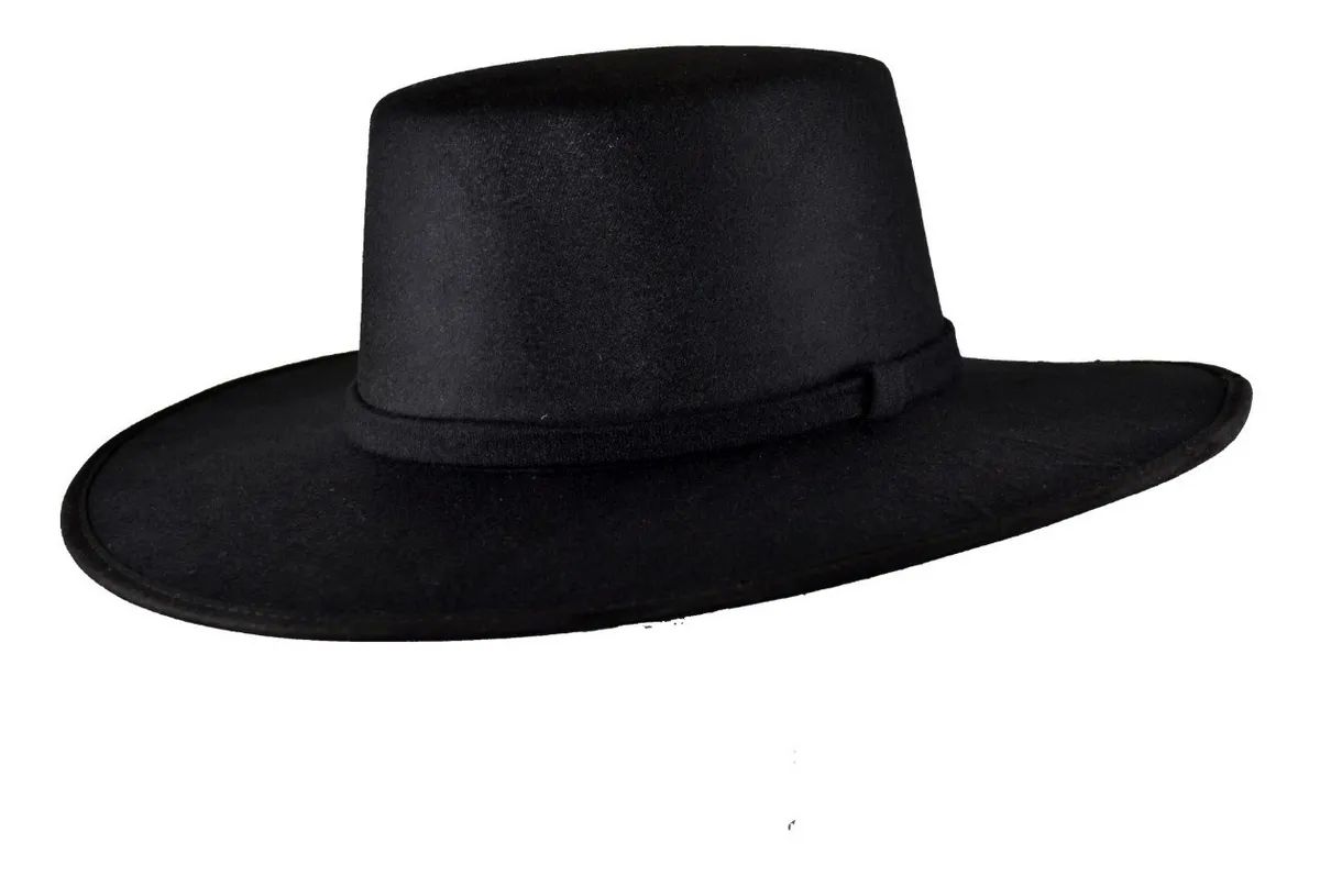 Sombrero Unisex Cordobés Dubetina Hípster Vintage Tipo Español Elegante Negro