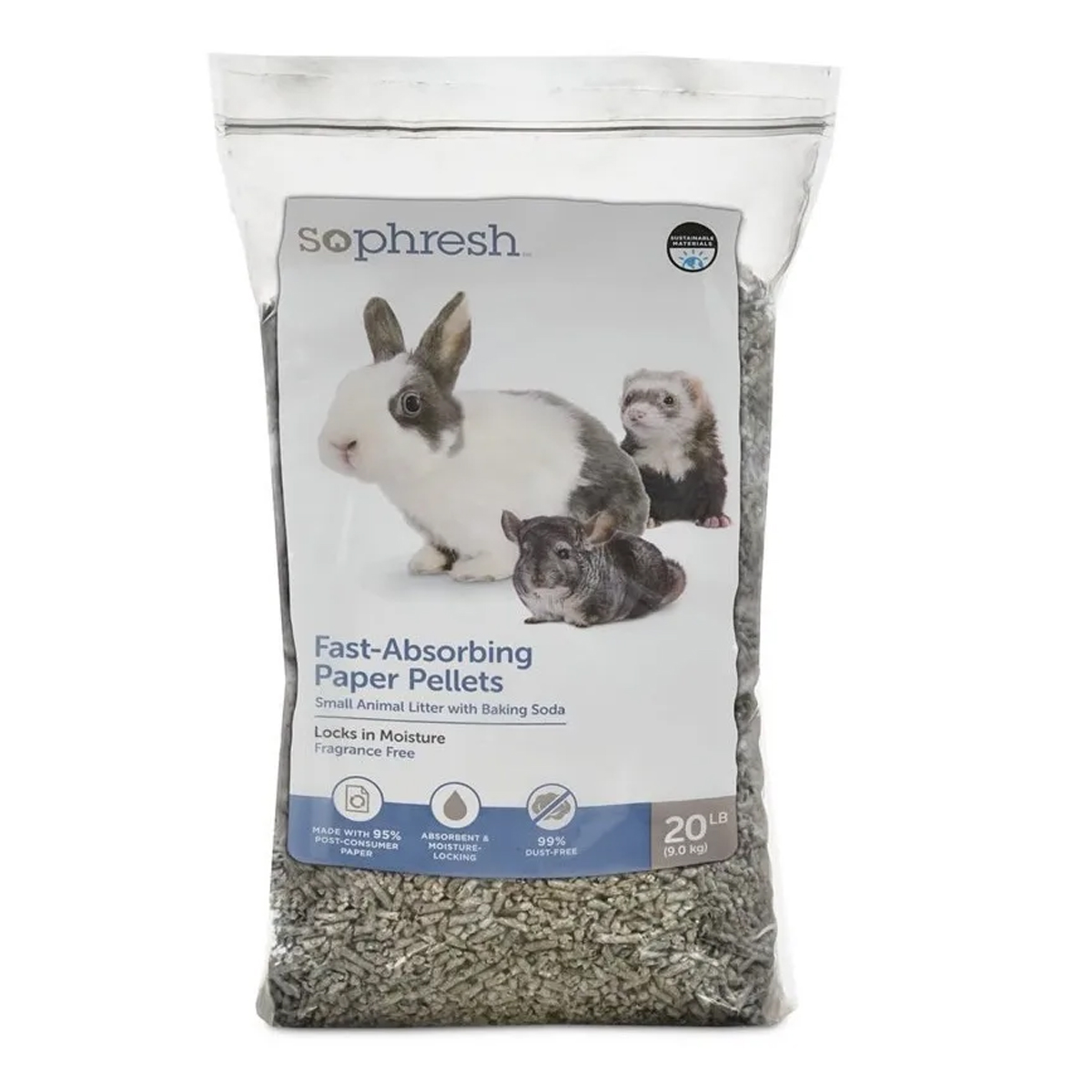 Sustrato Pellet Papel 23kg El Mejor / Bicarbonato Y Escencia