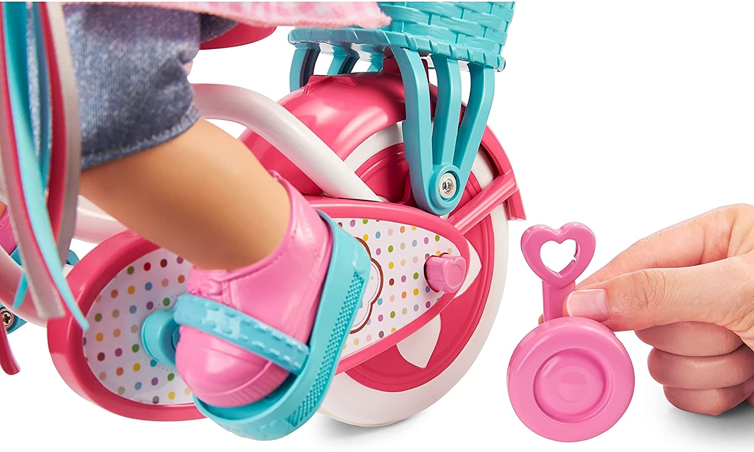 Little Mommy  Paseo En Bici Muñeca Pedalea De Verdad