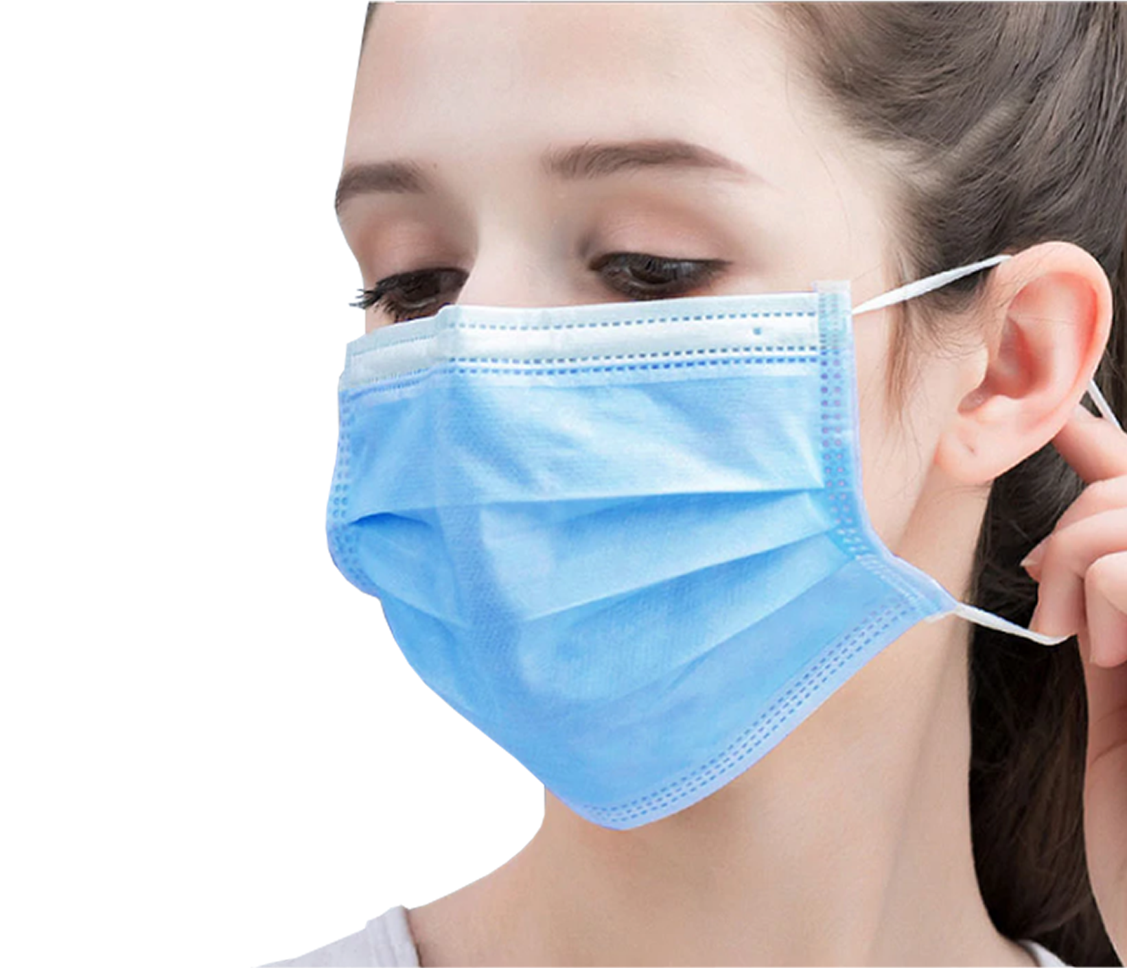 Cubrebocas Plisado Termosellado De 3 Capas Paquete De 450 Pzs