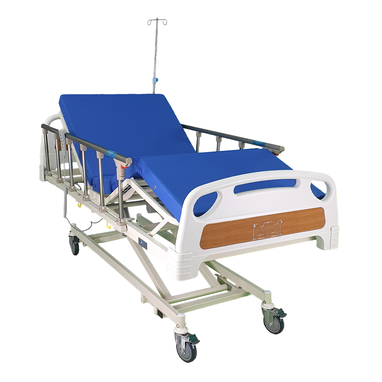 Cama Hospitalaria Eléctrica Lujo 5 Posiciones Con Colchón