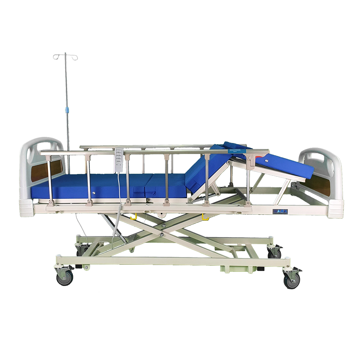 Cama Hospitalaria Eléctrica Lujo 5 Posiciones Con Colchón