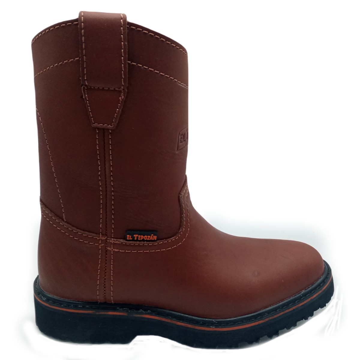 Botas De Piel Trabajo Altas Sin Casquillo Cosidas 1000-T