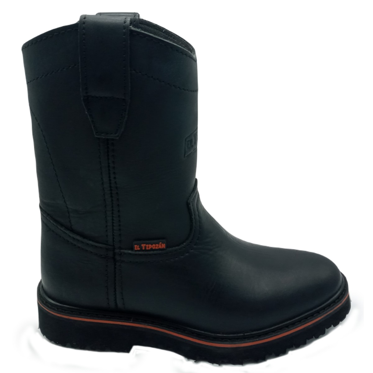 Botas De Piel Trabajo Altas Sin Casquillo Cosidas 1000-T