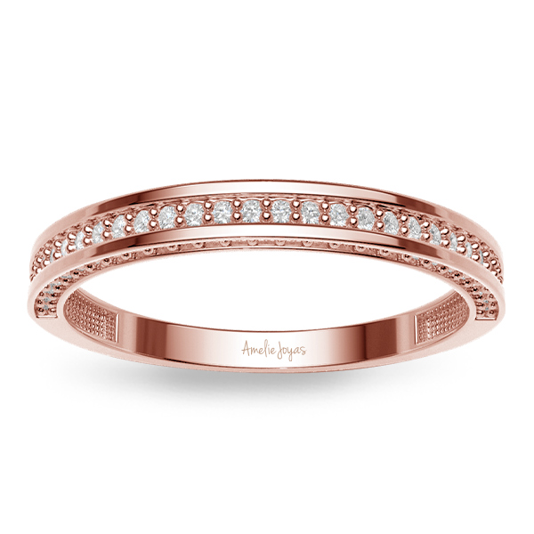 Churumbela en Oro Rosa de 10K Amelie Joyas