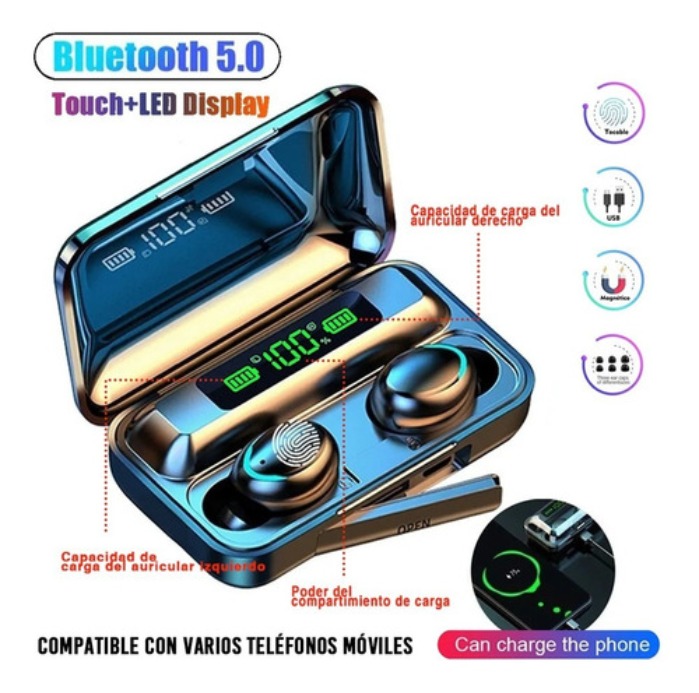 Audífonos Inalámbricos Bluetooth TWS F9-5