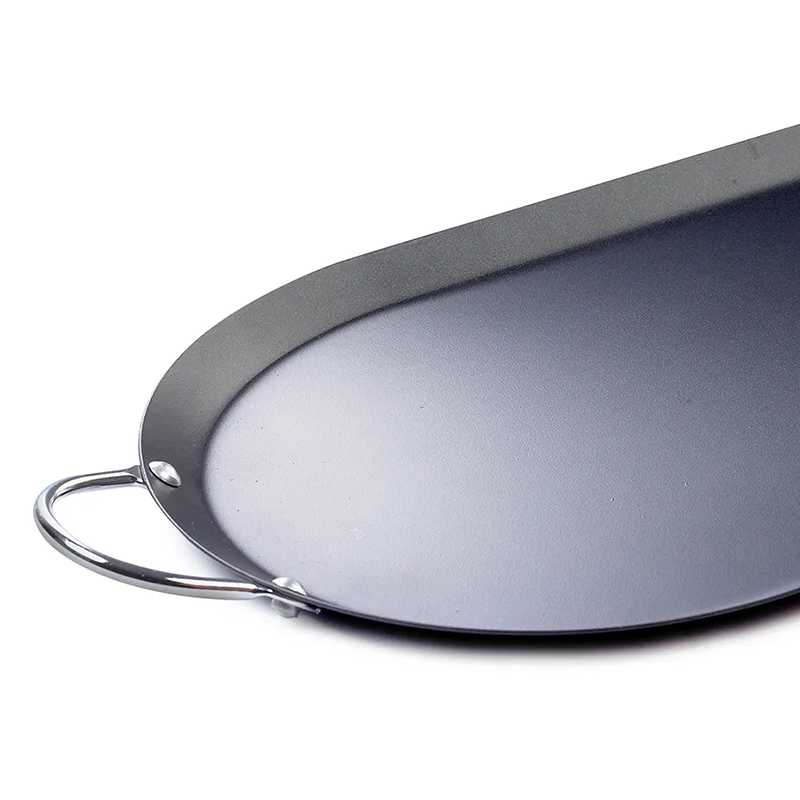 Comal Para Tortillas Imusa® Plancha Ovalada 43 Cm Negro