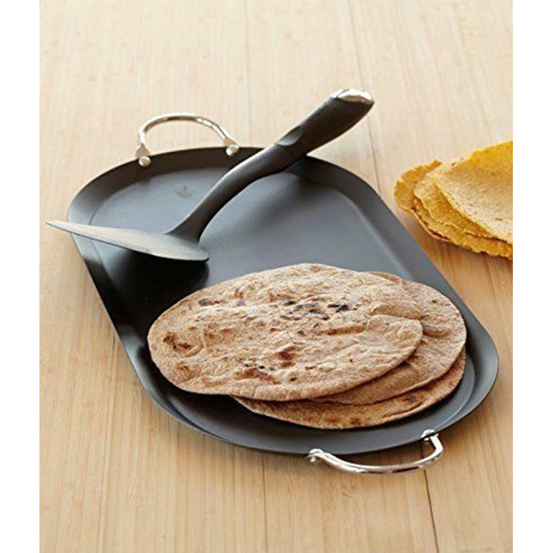 Comal Para Tortillas Imusa® Plancha Ovalada 43 Cm Negro
