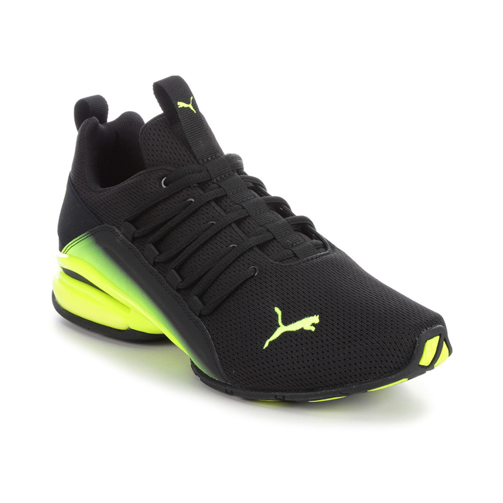 Tenis Puma Axelion Interest Fade Negro Verde de Caballero