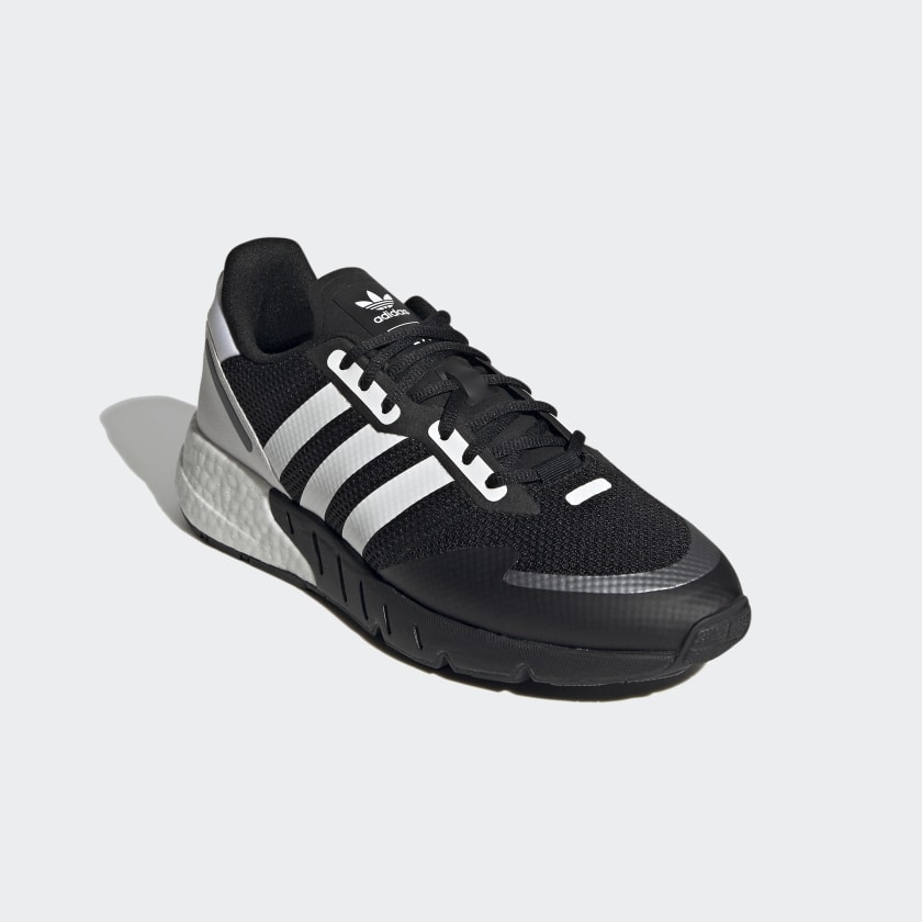 Tenis Adidas ZX 1K Boost Negro Blanco de Caballero Original