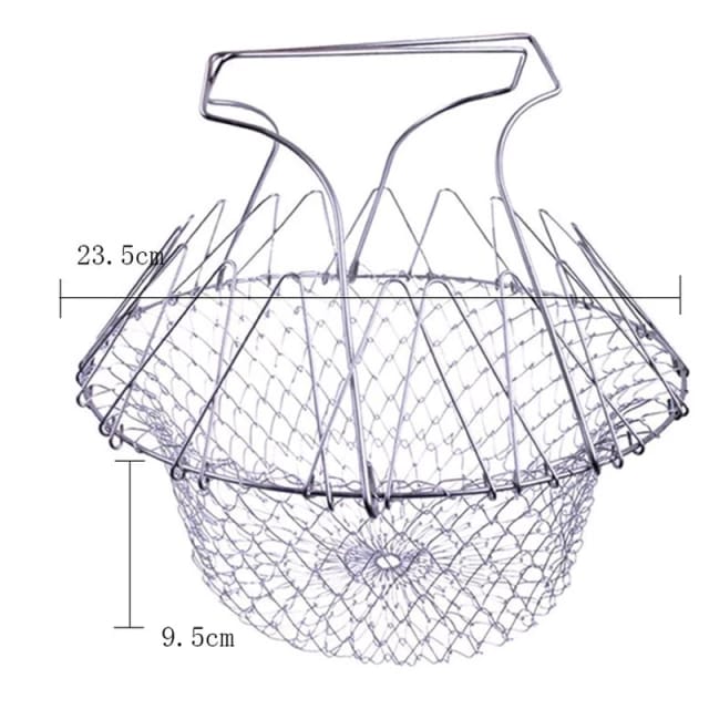 Colador Cesta 12 En 1 Chef Basket Accesorio Para Cocinar