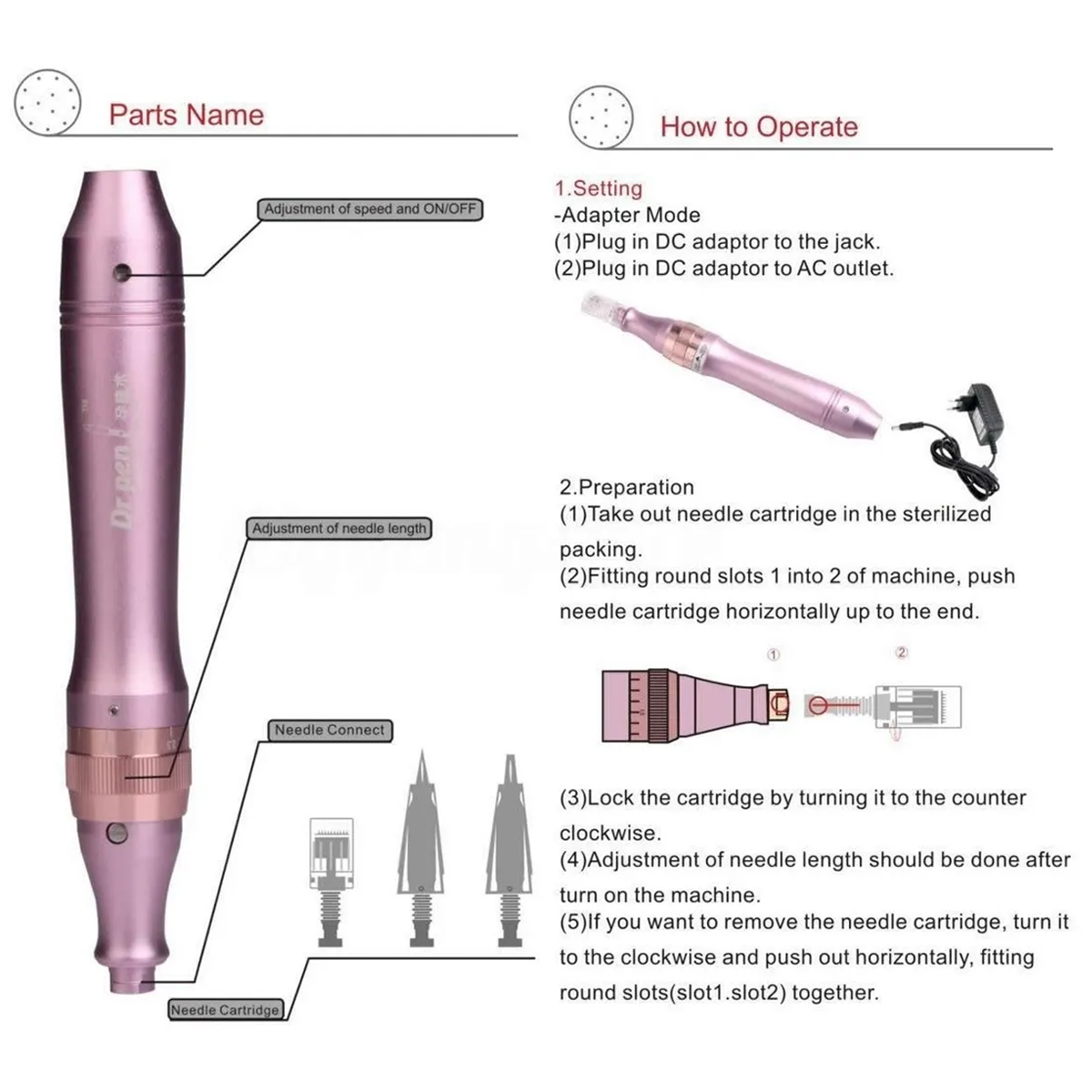 Dermapen Dr Pen Ultima M7 Borra Cicatrices Arrugas Metalico
