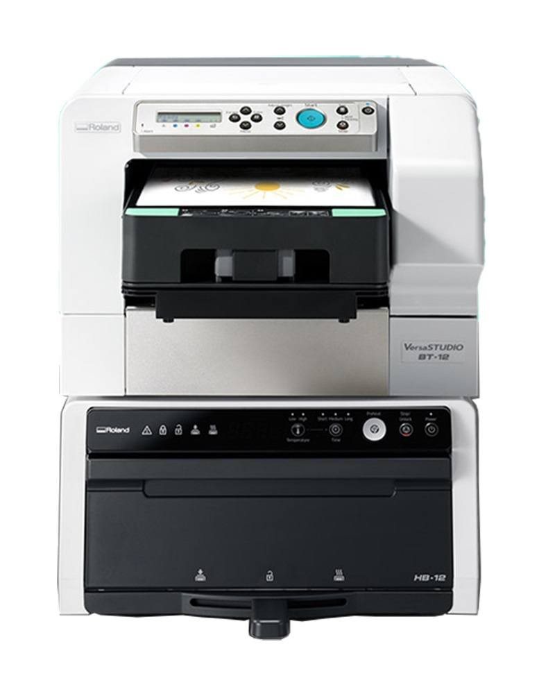 Equipo Roland VersaStudio BT-12 para impresión directa en prendas y textiles