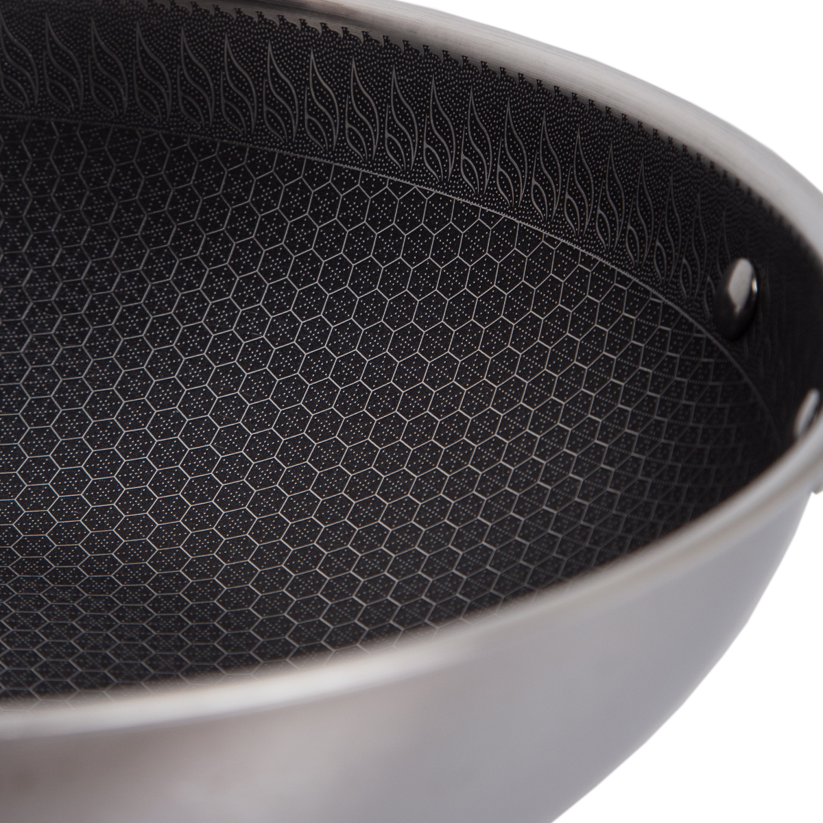 Sartén Wok De Acero Inoxidable