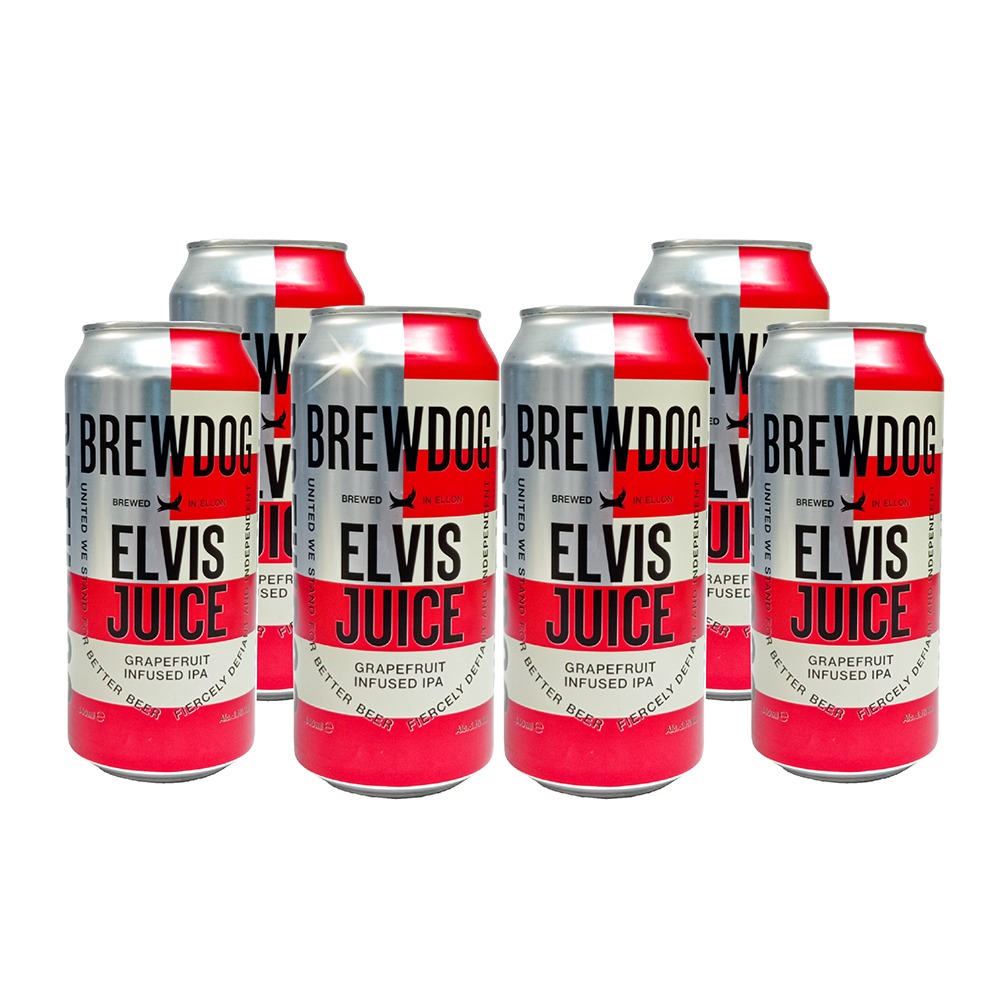Six Pack Brewdog Elvis Juice Grapefruit Infused Ipa 440ml
