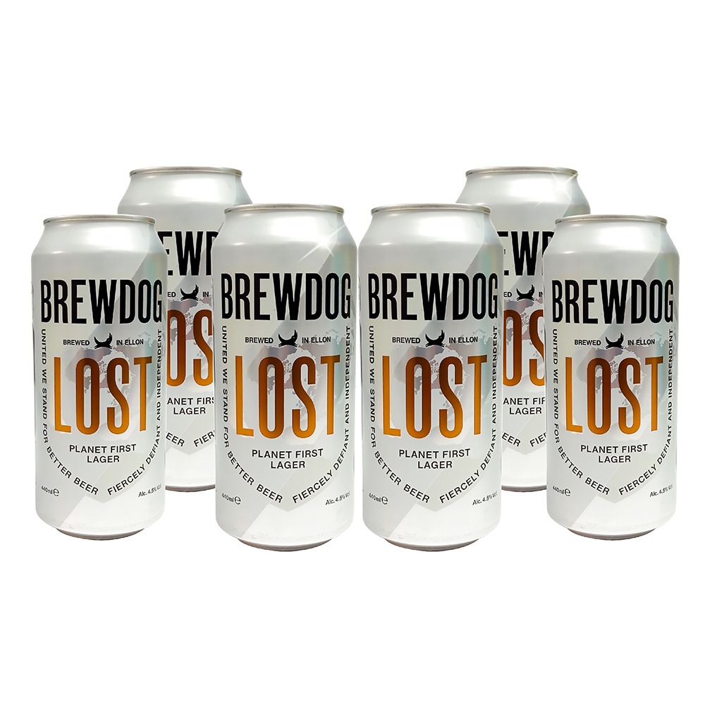 Six Pack Cerveza Brewdog Lost Planet First Lager 440ml