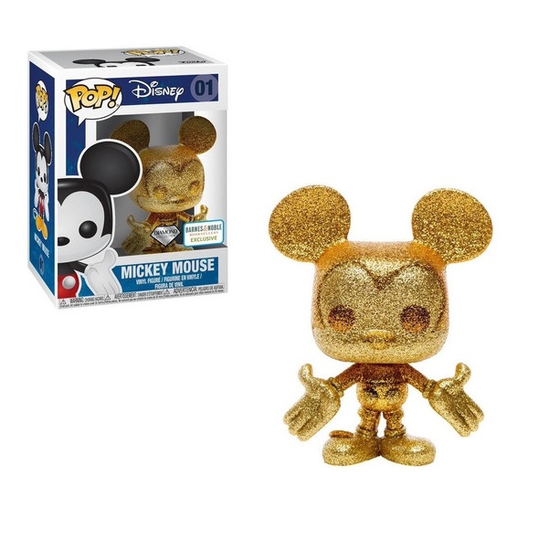 Funko Pop Figura Disney Mickey Mouse 01 Diamond Exclusive