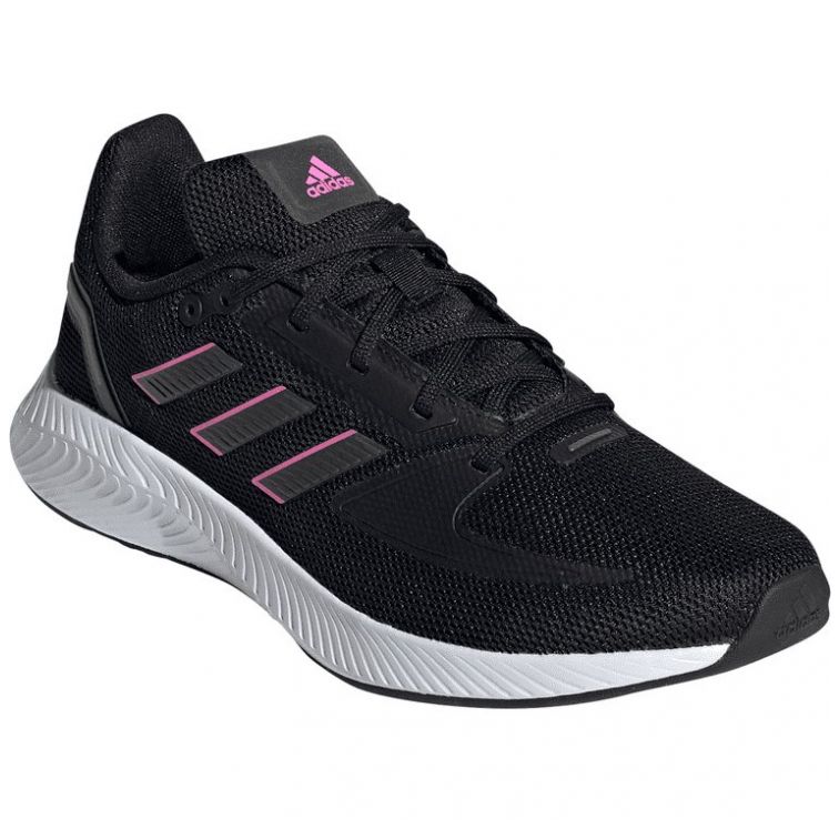 TENIS ADIDAS RUN FALCON 2.0 MUJER FY9624 NEGRO ROSA