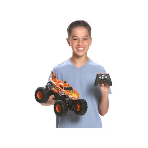 Hot Wheels Moster Truck Tiger Shak Radio Control Luz Y Sonido