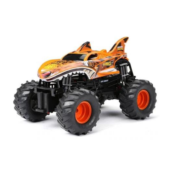 Hot Wheels Moster Truck Tiger Shak Radio Control Luz Y Sonido