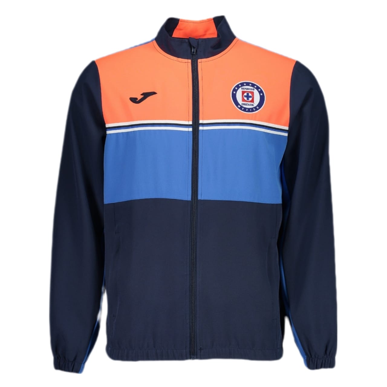 Chamarra Joma Cruz Azul Concentracion Sin Capucha Original