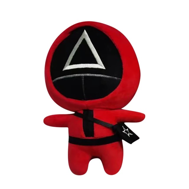 Juego de Calamar Squid Game Peluches de Coleccion Muñeco de Soldado Juego de Calamar , 23cm, Pack 3 unidades