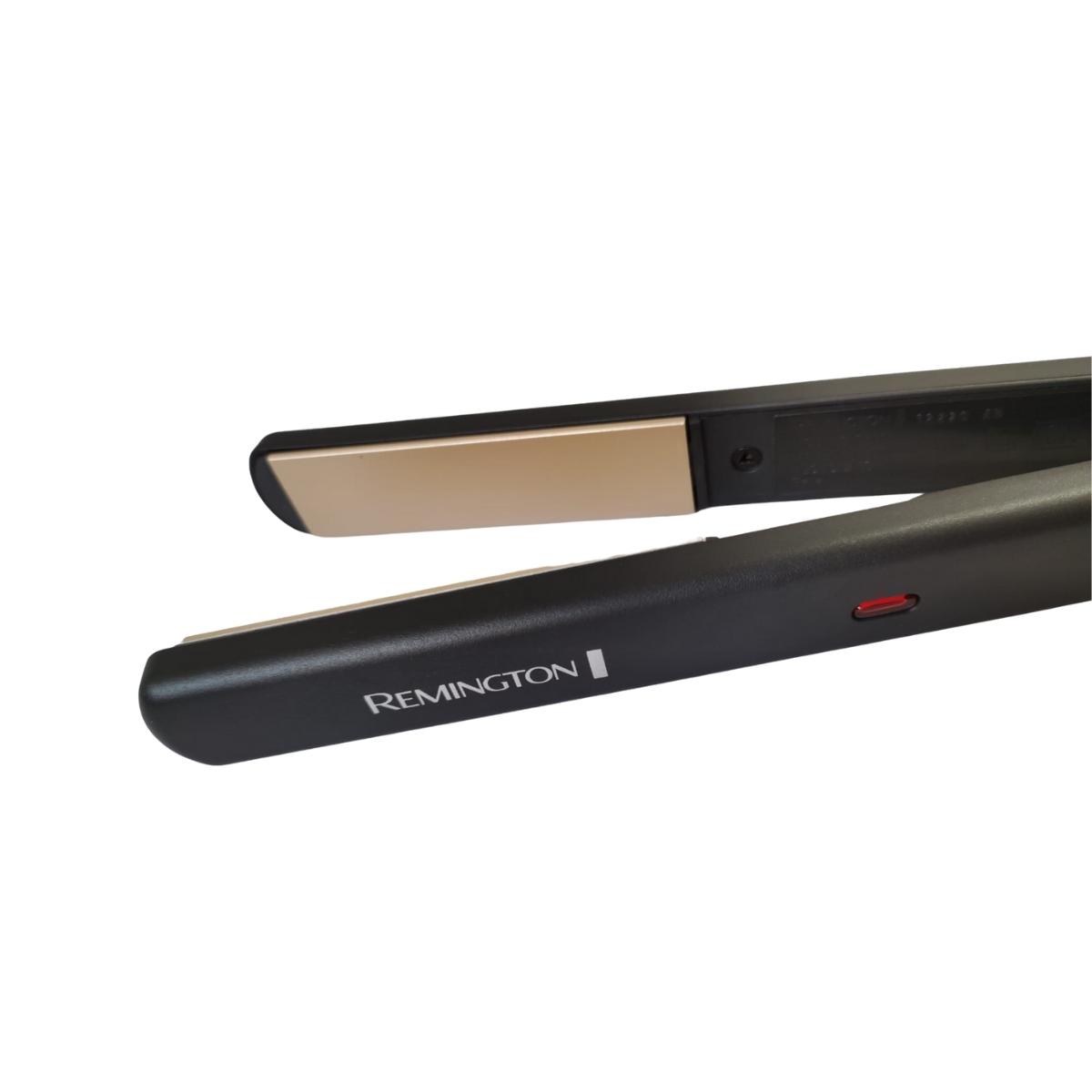 Plancha Para El Cabello Remington S1005 Cerámica Con Macadamia - Negro