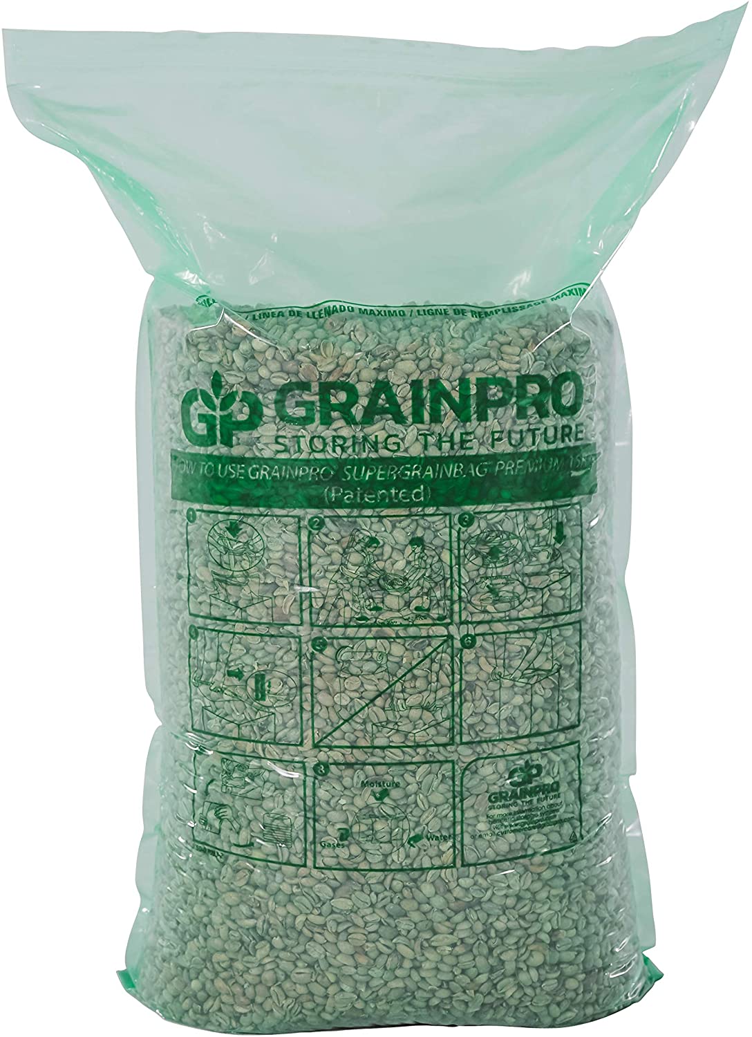 Super Bolsa Hermética Ziplock Almacenamiento De Granos 70 kg