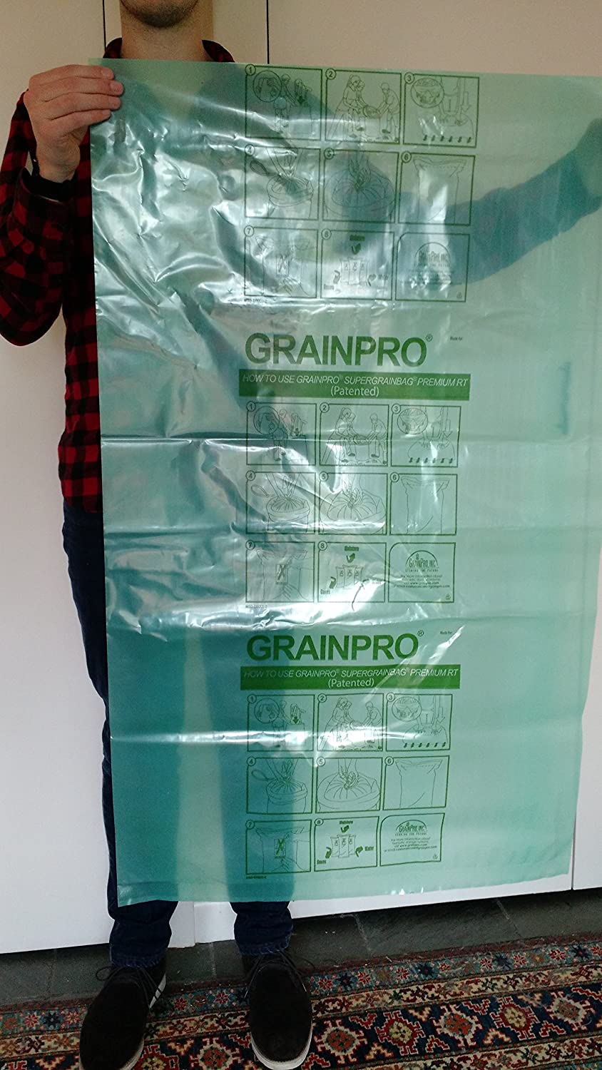 Super Bolsa Hermética Ziplock Almacenamiento De Granos 70 kg
