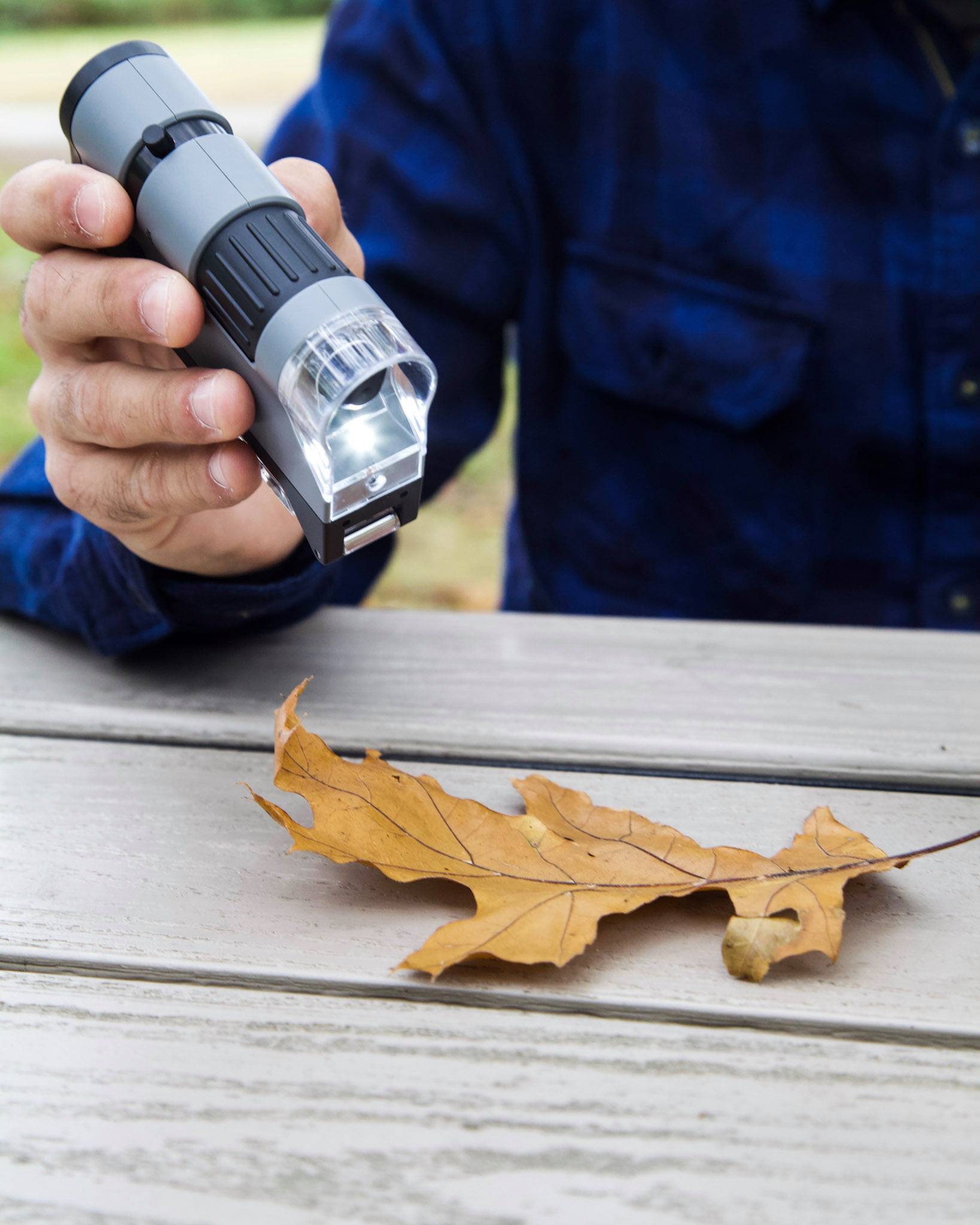 Microscopio De Bolsillo 100-250x Carson Microflip