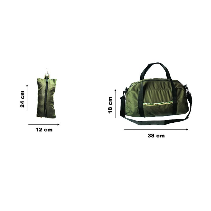 MALETA COMPACTA NBJ COLOR VERDE MILITAR