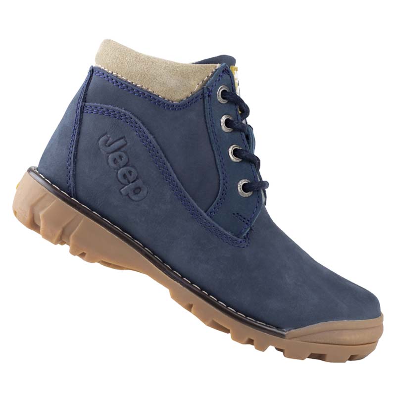 BOTA JEEP CLÁSICA PARA NIÑOS ACABADO PIEL NOBUCK 15522 MARINO KIDS DURADERAS