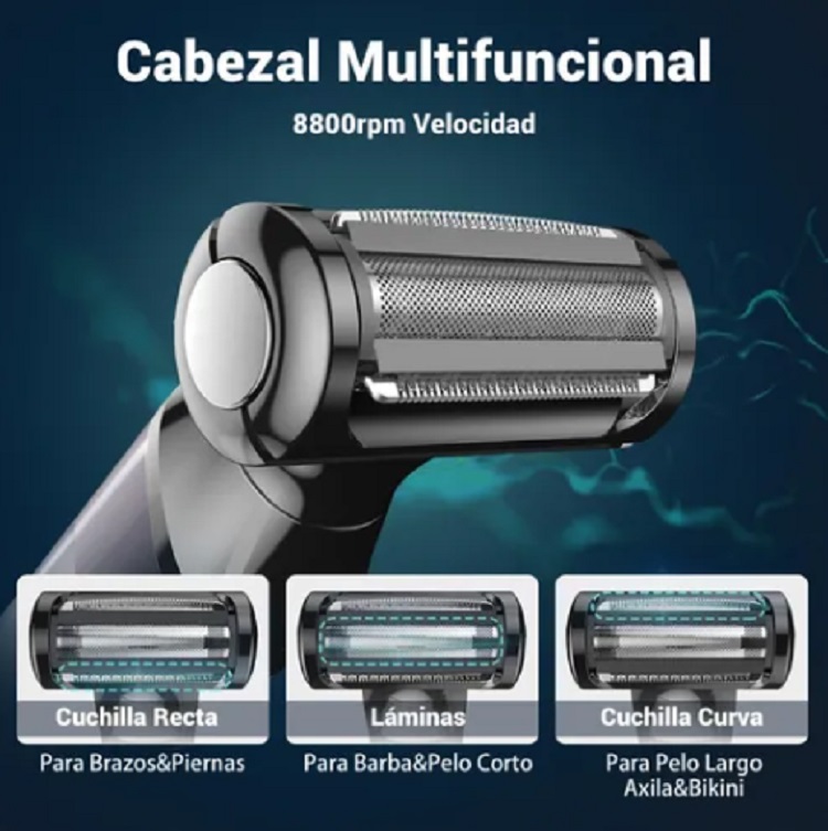 Máquina Rasuradora Eléctrica Barba 