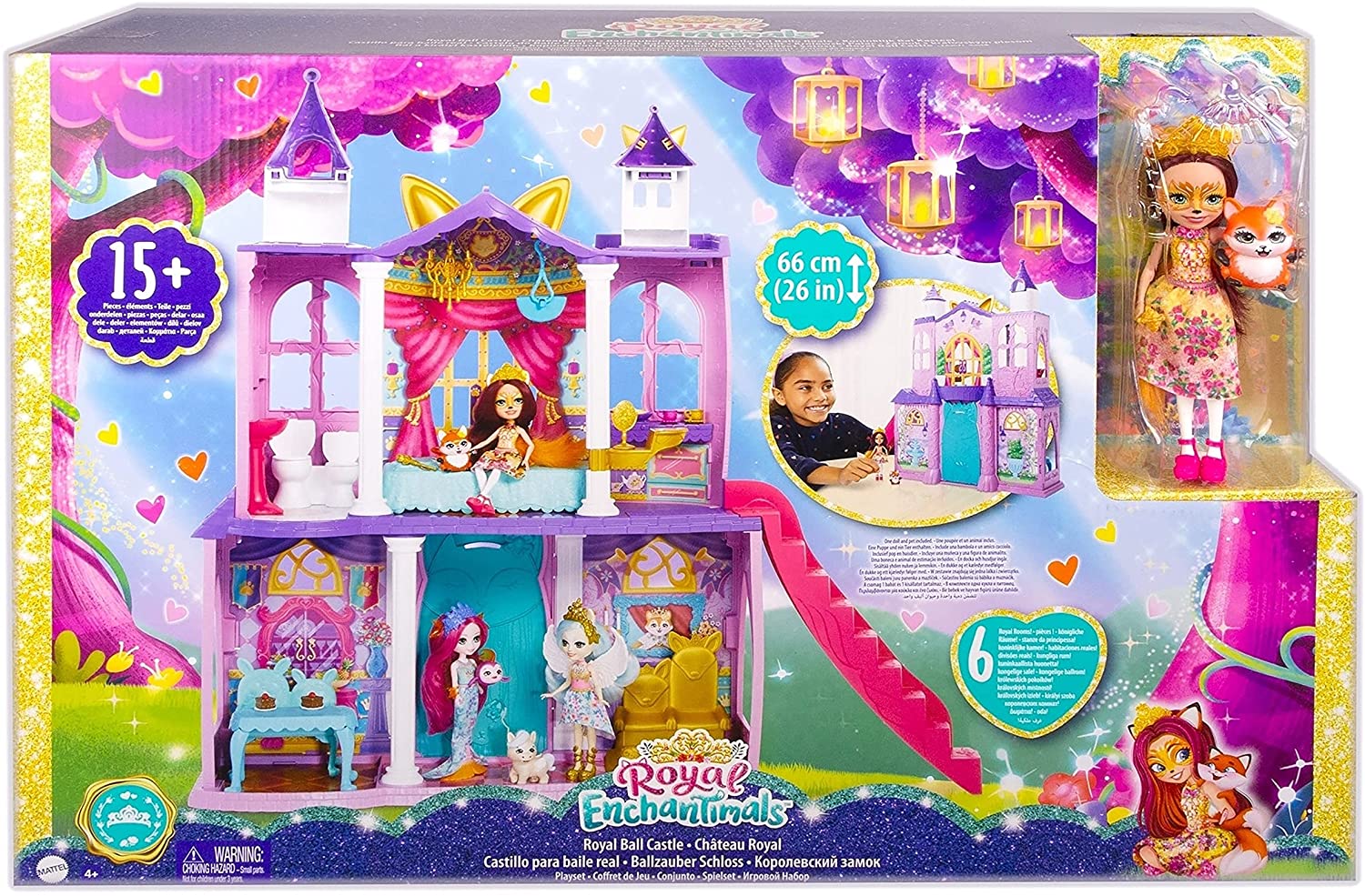 Enchantimals Castillo Real Incluye felicity fox