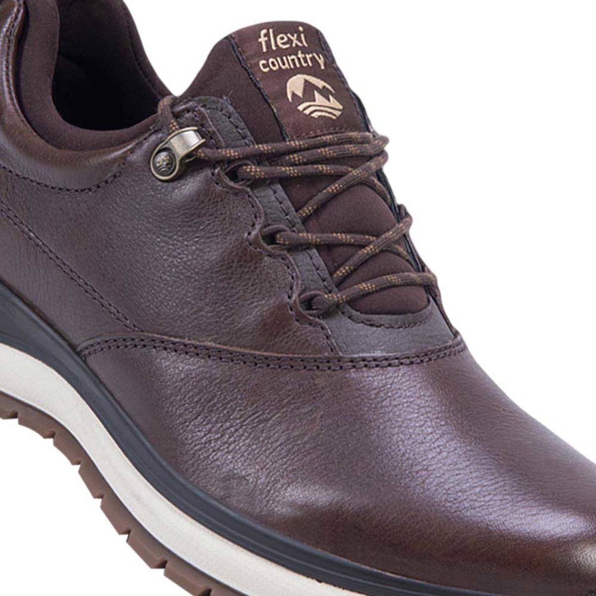 Calzado choclo hiker marca Flexi para hombre, color café, mod. 989575