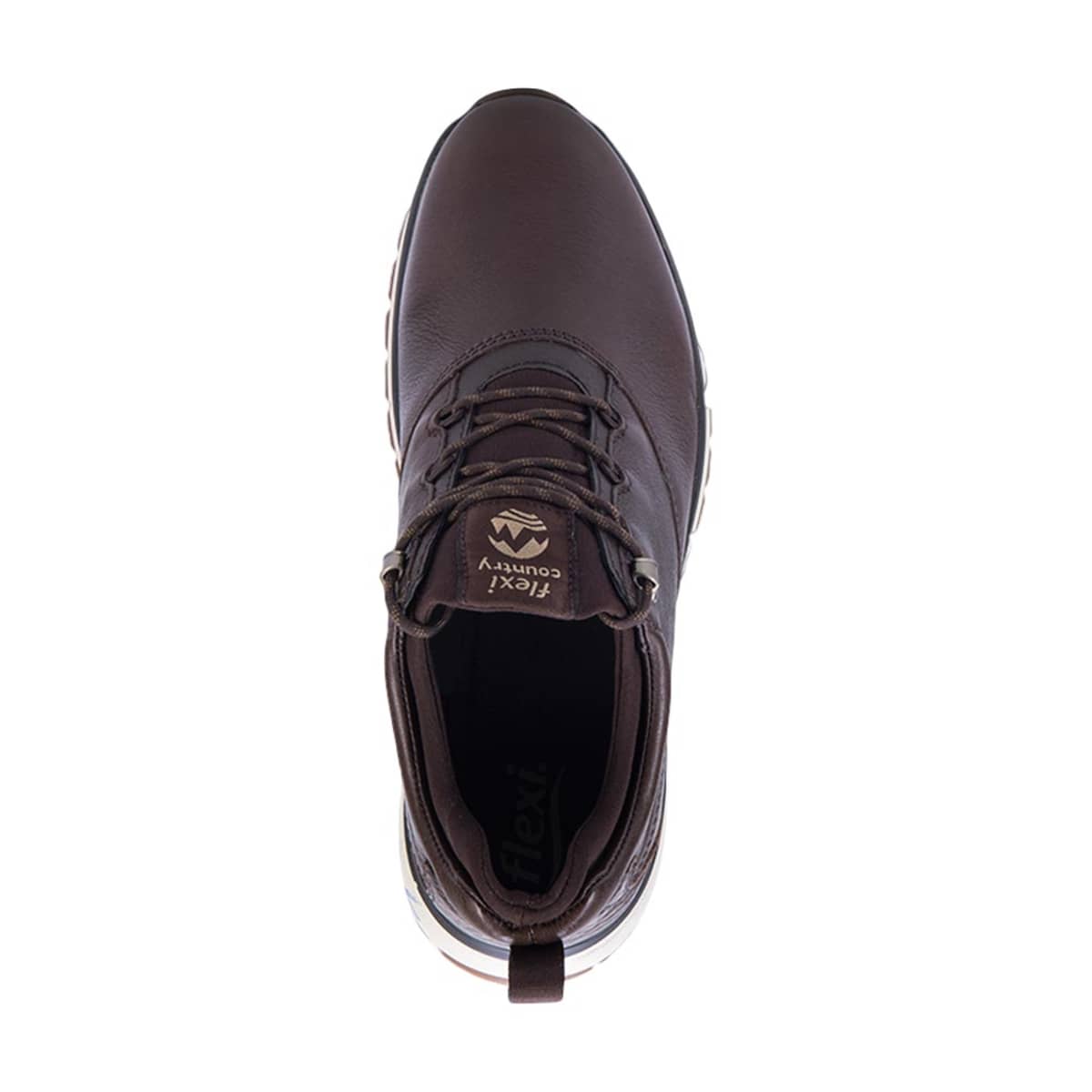 Calzado choclo hiker marca Flexi para hombre, color café, mod. 989575