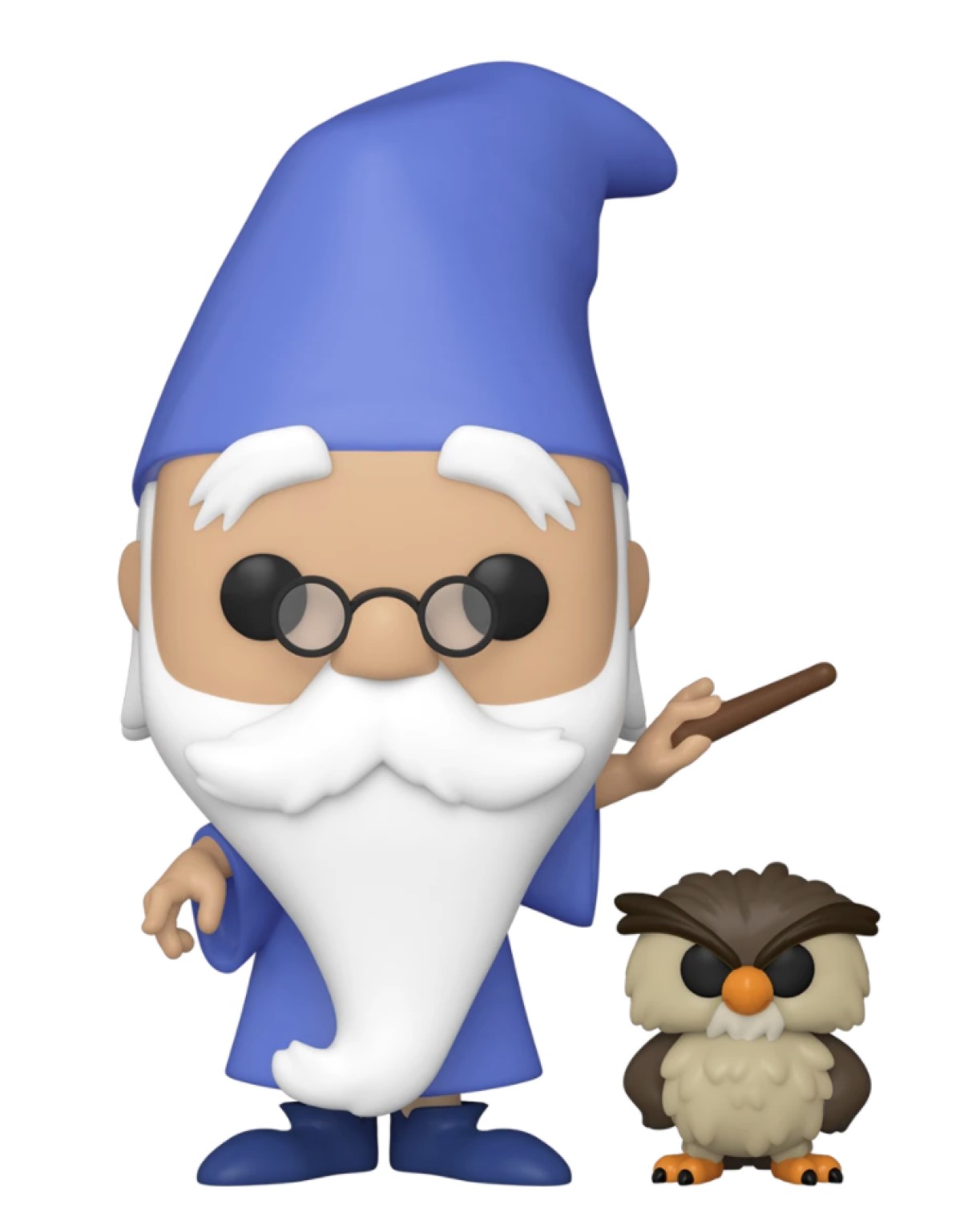 Funko Pop! Merlin con Arquimedes Disney La espada en la piedra