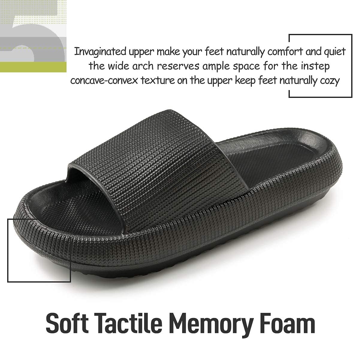 Sandalias Plastico Mujer Comfort Comodas Plataforma Playa Negro