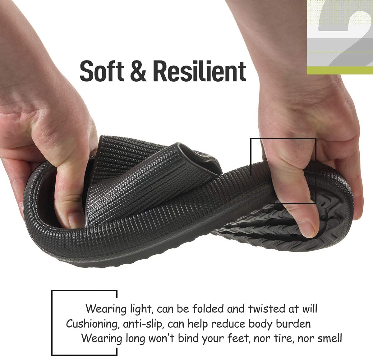 Sandalias Plastico Mujer Comfort Comodas Plataforma Playa Negro