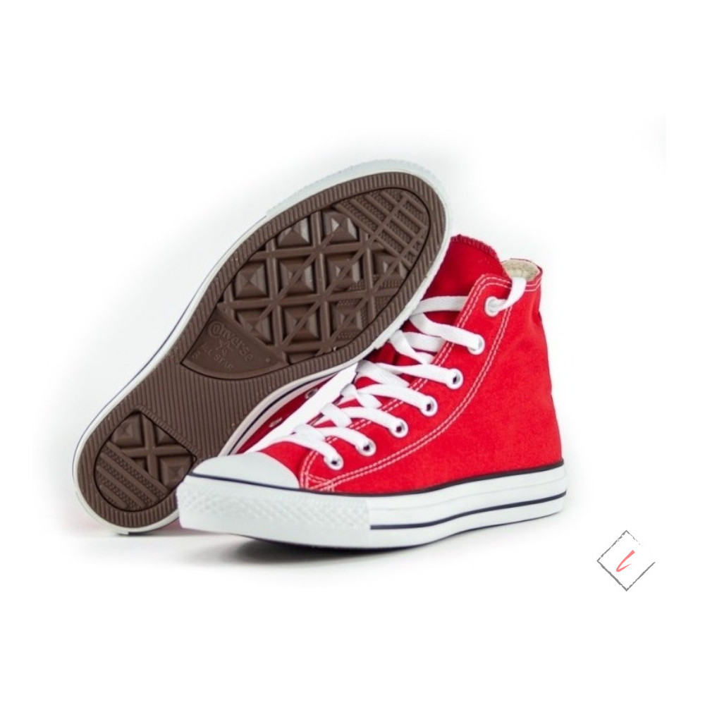 TENIS CONVERSE CLASICO BOTA ROJO  UNISEX SKU-  9621