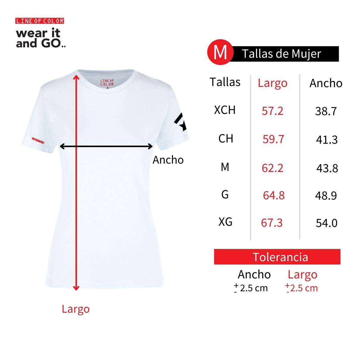 Line of color playera mujer 14 de febrero parejas FV5M