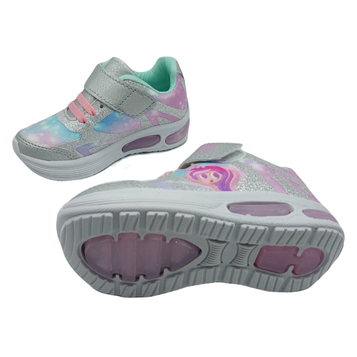 Tenis De Brillo Para Niñas Estilo Urbano Marca Lux 803 