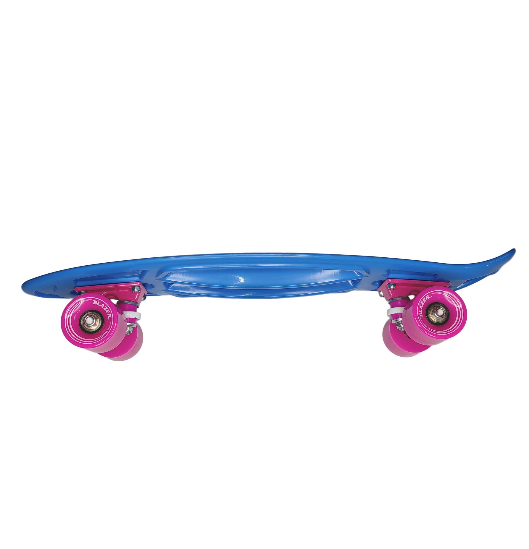 Patineta tipo Penny Color Azul y Llantas Rosa