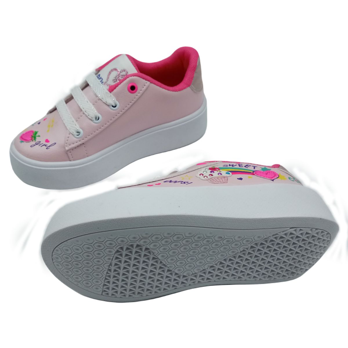 Tenis De Moda Para Niña Figuras Estilo Urbano Comodo 5087