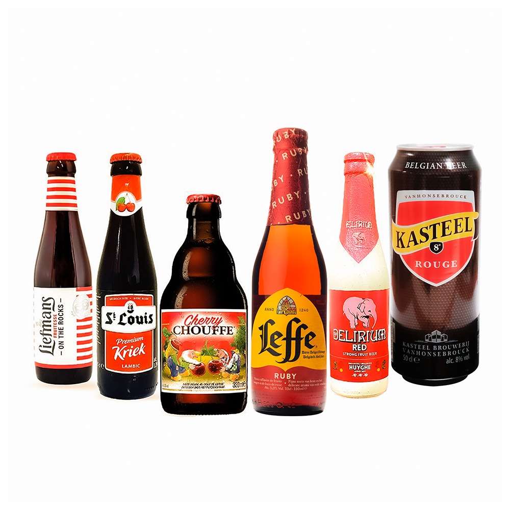 Six Pack Cervezas Afrutadas De Bélgica Premium Favorito