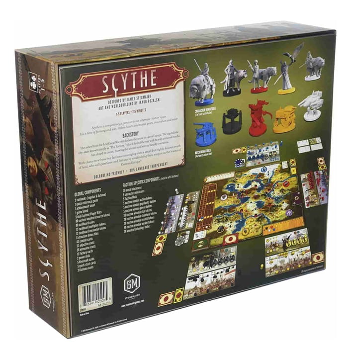Scythe Juego de Mesa en Ingles Marca Stonemaier
