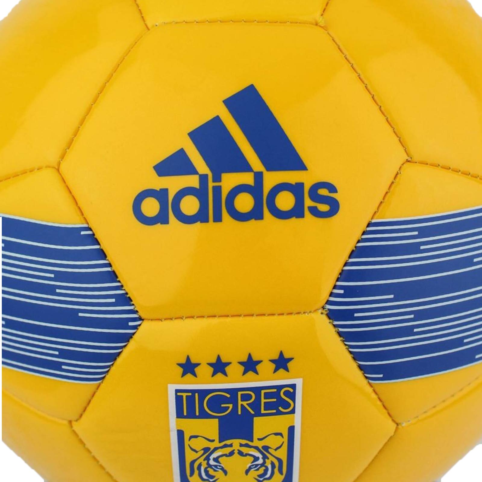 BALON ADIDAS TIGRES UANL AMARILLO AZUL BR1593