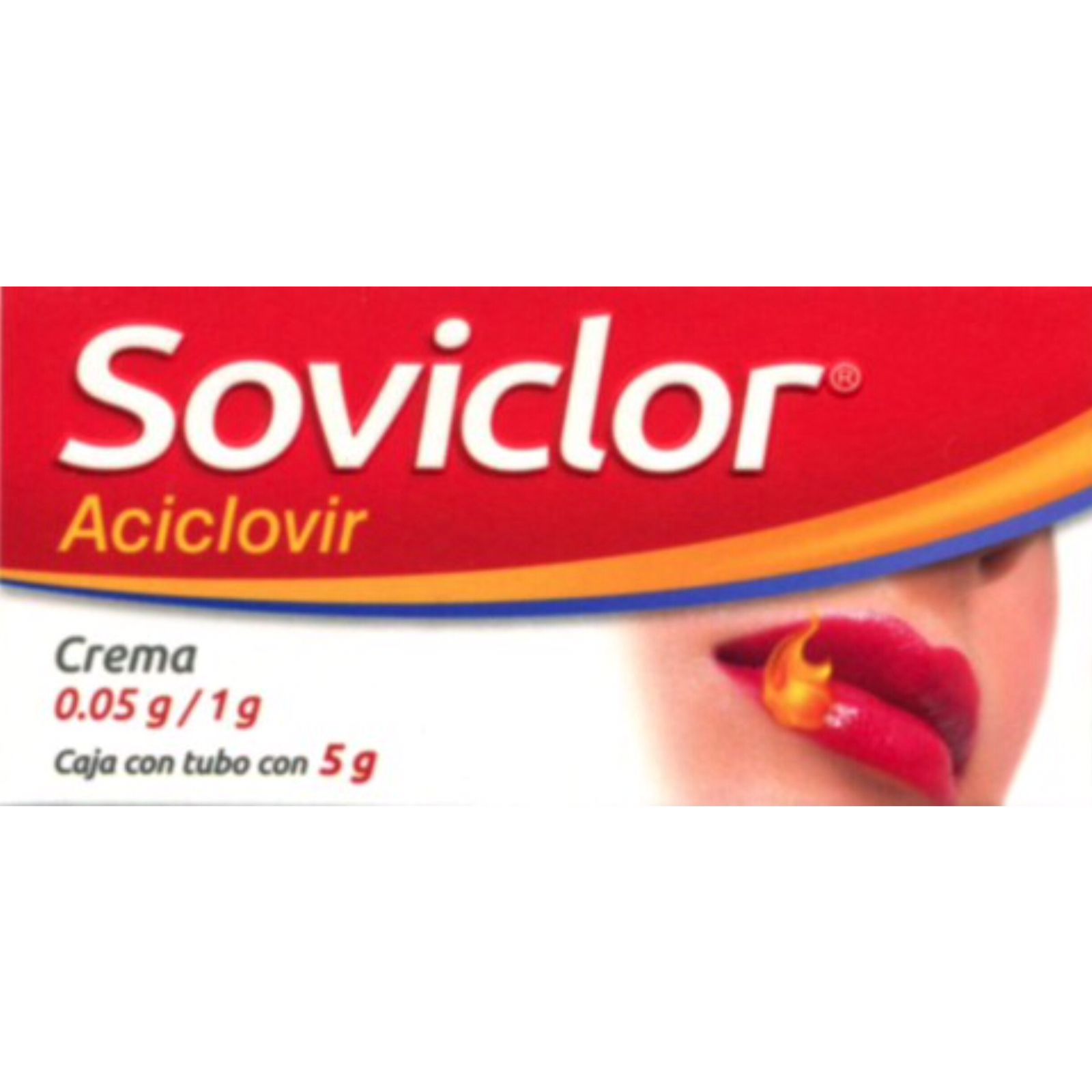 Soviclor, Aciclovir Crema Tubo com 5g